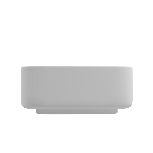 Susan Solid Surface Vessel Sink -White